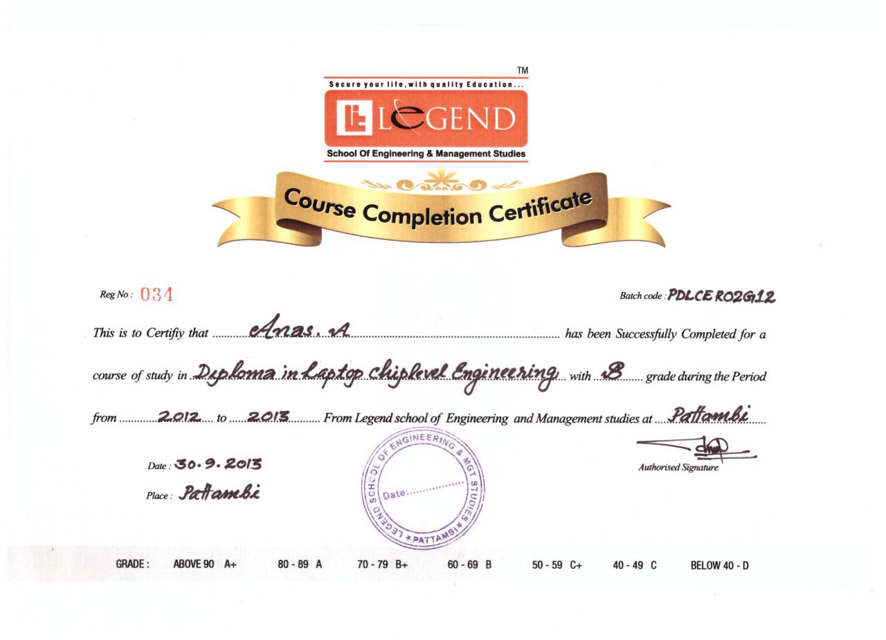 Certificate 4